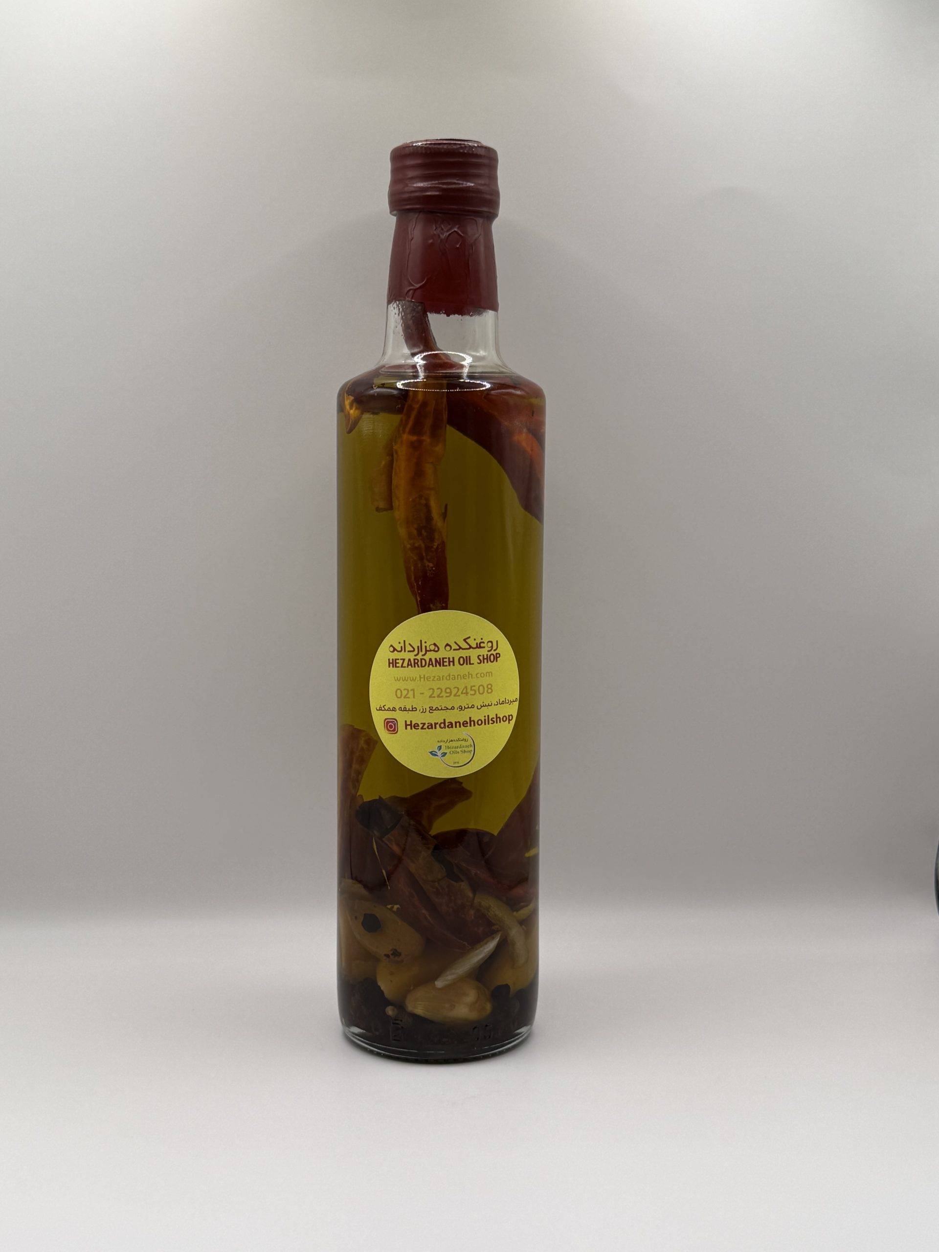 روغن زیتون طعم دار با سیر